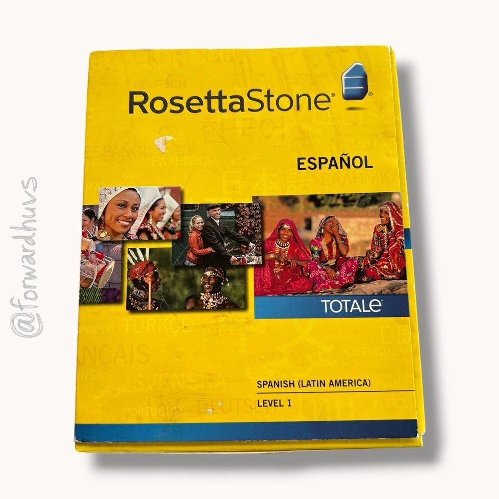 Rosetta Stone TOTALe Spanish Latin America Level 1 Version 4 Software